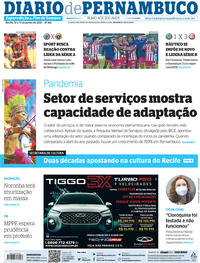 Capa do jornal Diario de Pernambuco 12/06/2021