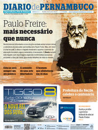 Capa do jornal Diario de Pernambuco 18/09/2021