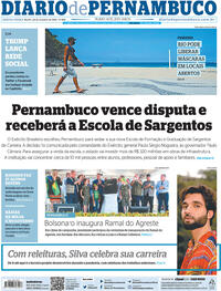 Capa do jornal Diario de Pernambuco 22/10/2021