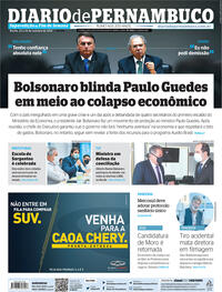 Capa do jornal Diario de Pernambuco 23/10/2021