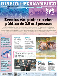 Capa do jornal Diario de Pernambuco 24/09/2021