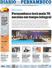 Capa do jornal Diario de Pernambuco 25/11/2021
