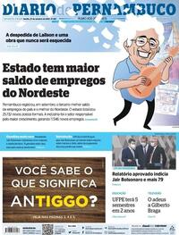 Capa do jornal Diario de Pernambuco 27/10/2021