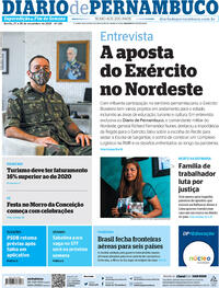 Capa do jornal Diario de Pernambuco 27/11/2021