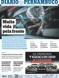 Capa do jornal Diario de Pernambuco 28/01/2021