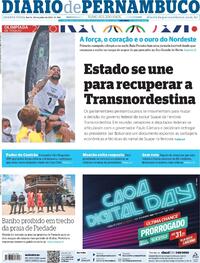 Capa do jornal Diario de Pernambuco 28/07/2021