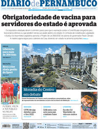 Capa do jornal Diario de Pernambuco 28/09/2021