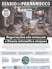 Capa do jornal Diario de Pernambuco 01/03/2022