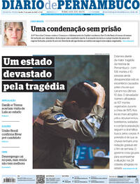 Capa do jornal Diario de Pernambuco 01/06/2022
