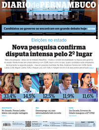 Capa do jornal Diario de Pernambuco 01/09/2022