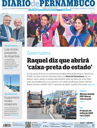 Capa do jornal Diario de Pernambuco 01/11/2022