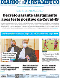 Capa do jornal Diario de Pernambuco 02/02/2022