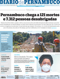 Capa do jornal Diario de Pernambuco 02/06/2022
