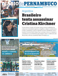 Capa do jornal Diario de Pernambuco 02/09/2022