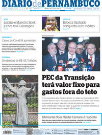 Capa do jornal Diario de Pernambuco 04/11/2022