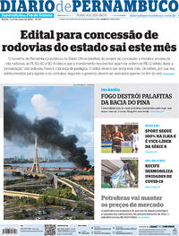 Capa do jornal Diario de Pernambuco 07/05/2022