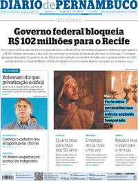 Capa do jornal Diario de Pernambuco 07/06/2022