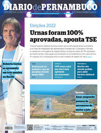 Capa do jornal Diario de Pernambuco 07/10/2022