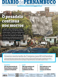 Capa do jornal Diario de Pernambuco 08/06/2022