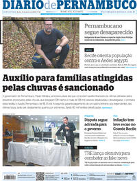 Capa do jornal Diario de Pernambuco 10/06/2022