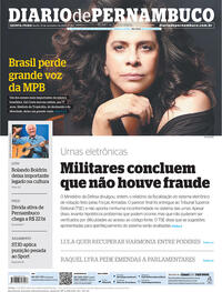 Capa do jornal Diario de Pernambuco 10/11/2022