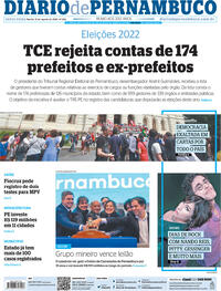 Capa do jornal Diario de Pernambuco 12/08/2022