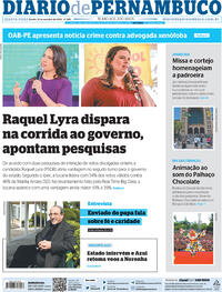 Capa do jornal Diario de Pernambuco 12/10/2022