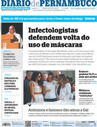 Capa do jornal Diario de Pernambuco 12/11/2022