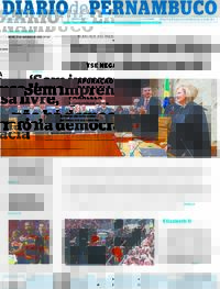 Capa do jornal Diario de Pernambuco 13/09/2022
