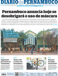 Capa do jornal Diario de Pernambuco 15/03/2022