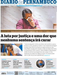 Capa do jornal Diario de Pernambuco 16/03/2022