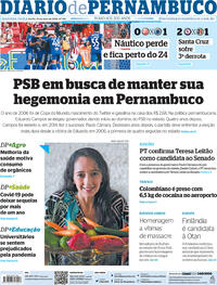 Capa do jornal Diario de Pernambuco 16/05/2022