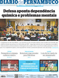 Capa do jornal Diario de Pernambuco 17/03/2022