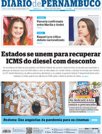 Capa do jornal Diario de Pernambuco 17/05/2022