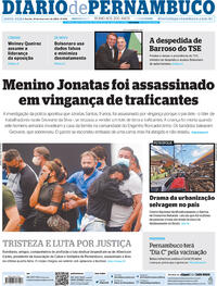 Capa do jornal Diario de Pernambuco 18/02/2022