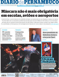 Capa do jornal Diario de Pernambuco 18/08/2022