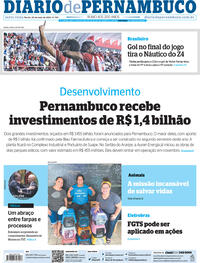 Capa do jornal Diario de Pernambuco 20/05/2022