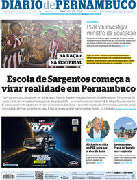 Capa do jornal Diario de Pernambuco 24/03/2022