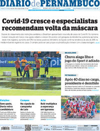 Capa do jornal Diario de Pernambuco 24/05/2022