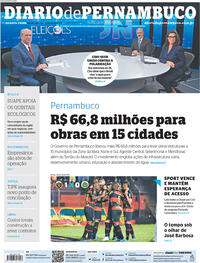 Capa do jornal Diario de Pernambuco 24/08/2022