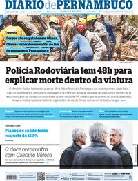 Capa do jornal Diario de Pernambuco 27/05/2022