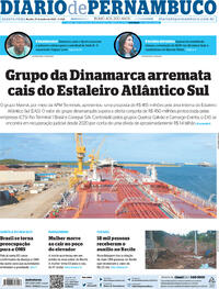 Capa do jornal Diario de Pernambuco 27/07/2022