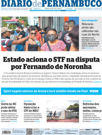 Capa do jornal Diario de Pernambuco 30/03/2022