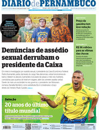 Capa do jornal Diario de Pernambuco 30/06/2022