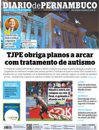 Capa do jornal Diario de Pernambuco 30/07/2022