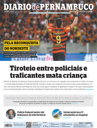 Capa do jornal Diario de Pernambuco 31/03/2022
