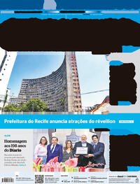 Capa do jornal Diario de Pernambuco 01/12/2023