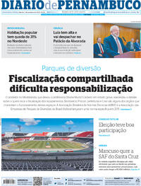 Capa do jornal Diario de Pernambuco 02/10/2023
