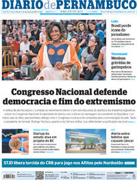 Capa Diario de Pernambuco 03/02/2023