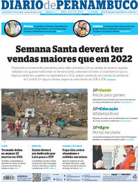 Capa do jornal Diario de Pernambuco 03/04/2023